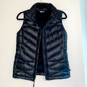 Black Down North Face Puffer Vest